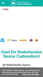 Mobile Screenshot of nederlandsesaunacadeaubon.nl